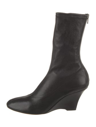 Khaite Leather Sock Boots