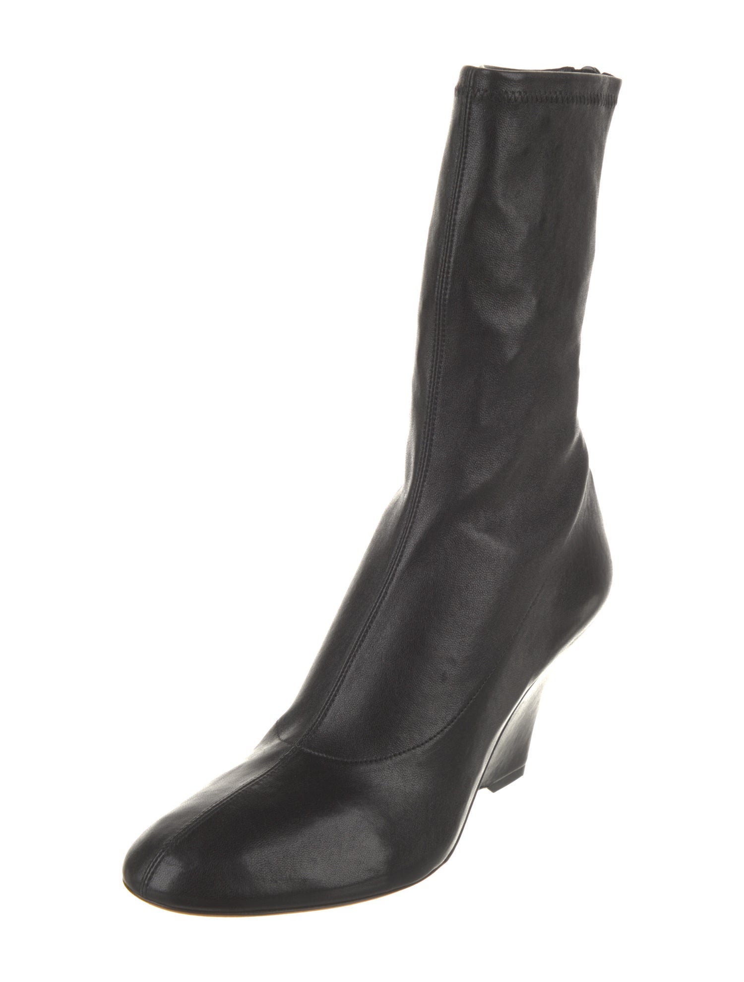 Khaite Leather Sock Boots