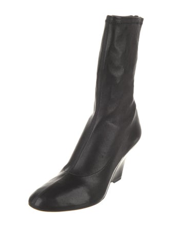 Khaite Leather Sock Boots