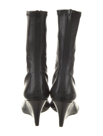 Khaite Leather Sock Boots
