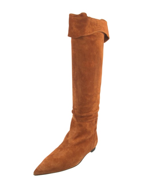 Khaite Suede Riding Boots