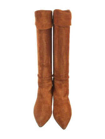 Khaite Suede Riding Boots