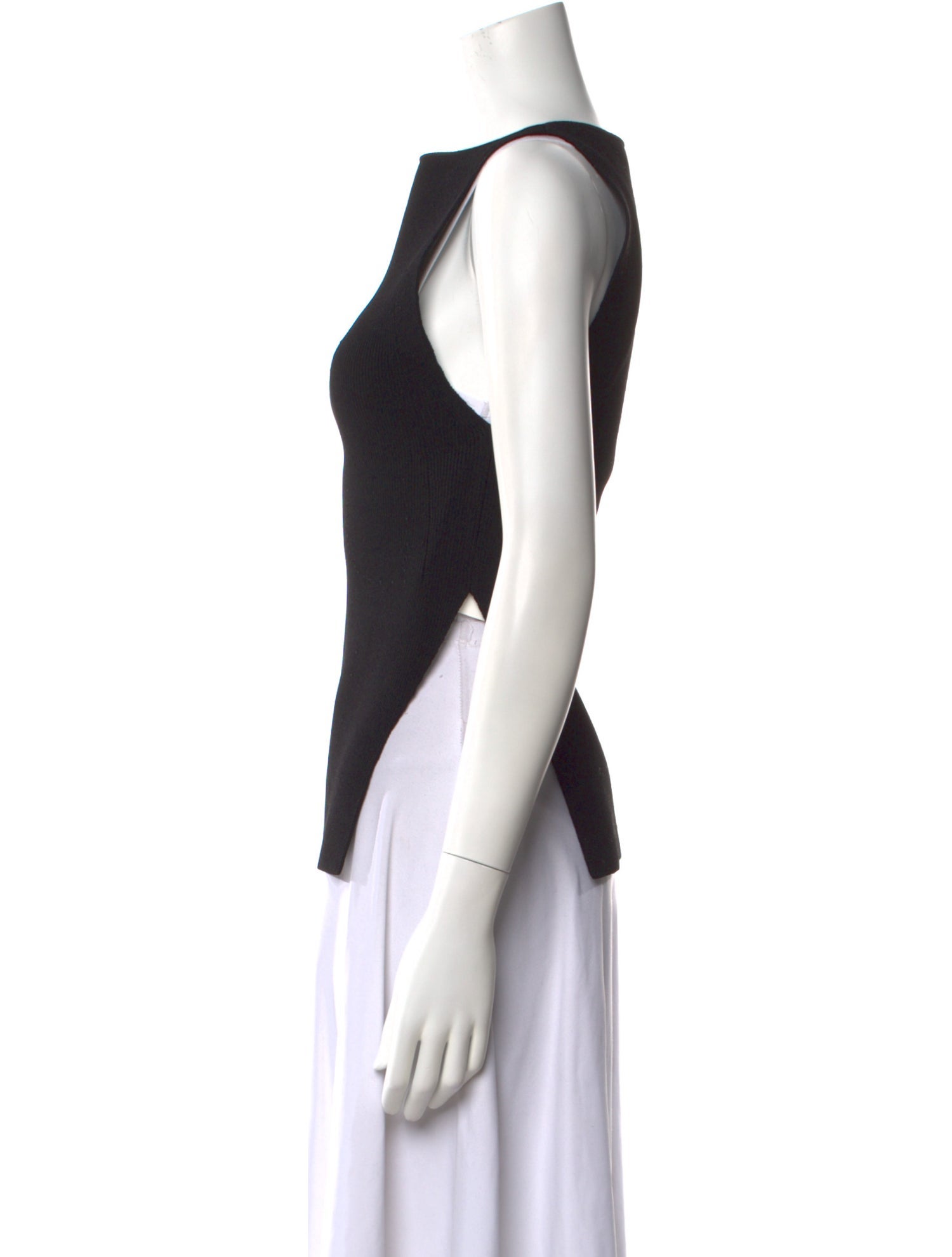 Khaite Bateau Neckline Sleeveless Top w/ Tags