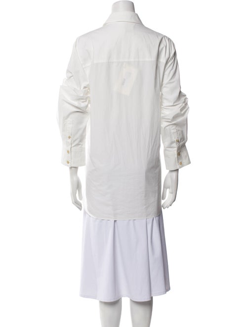 Khaite Long Sleeve Button-Up Top