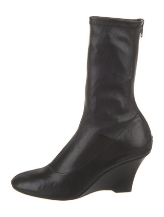 Khaite Leather Sock Boots