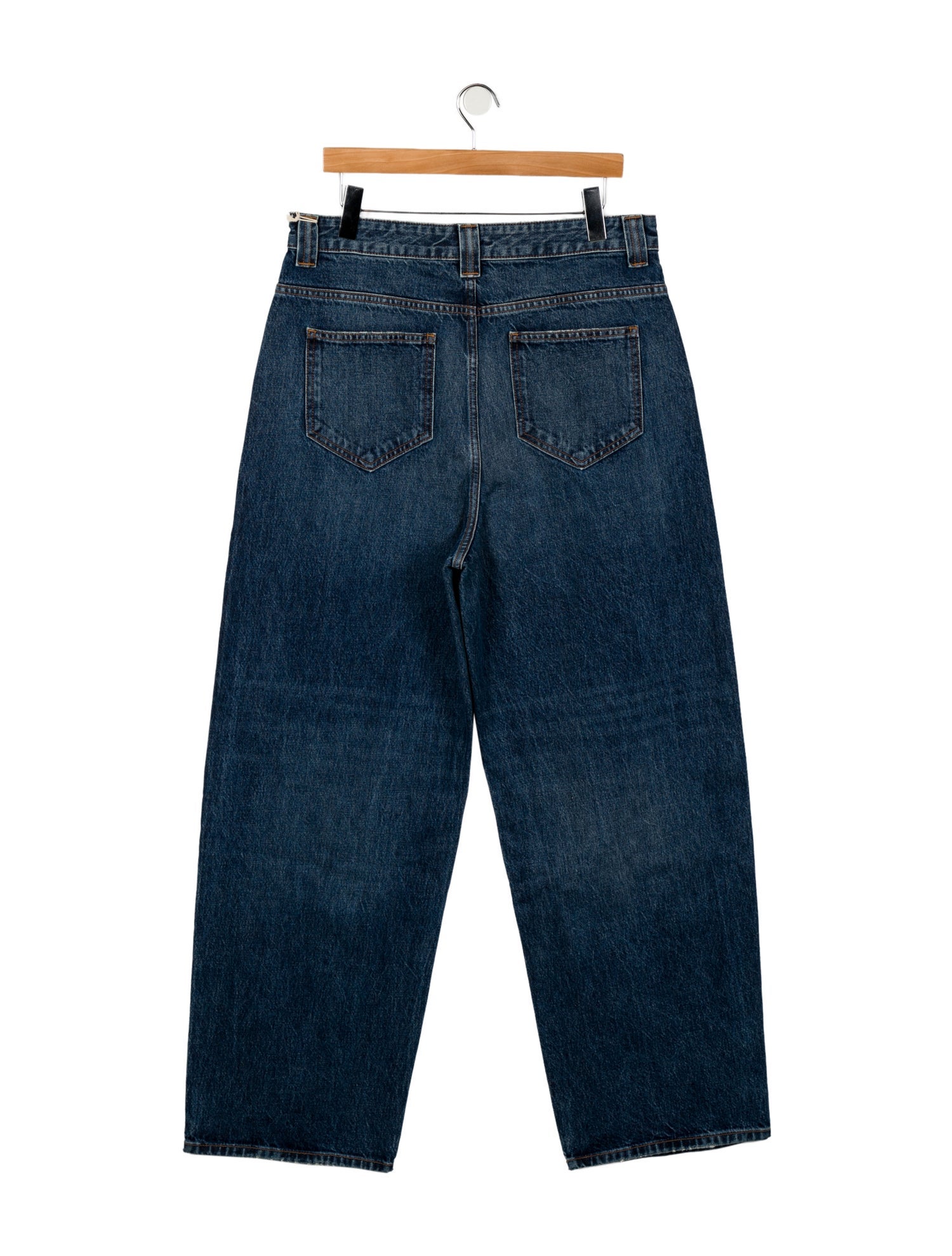 Khaite High-Rise Wide Leg Jeans