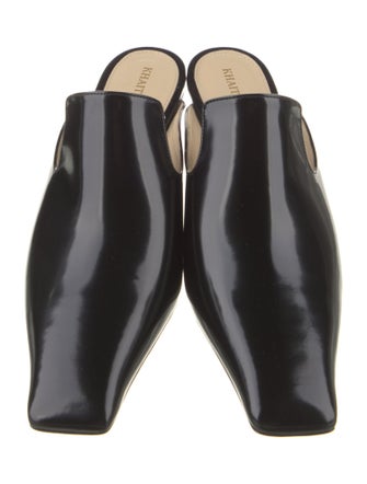 Khaite Leather Slides