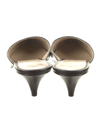 Khaite Leather Mules