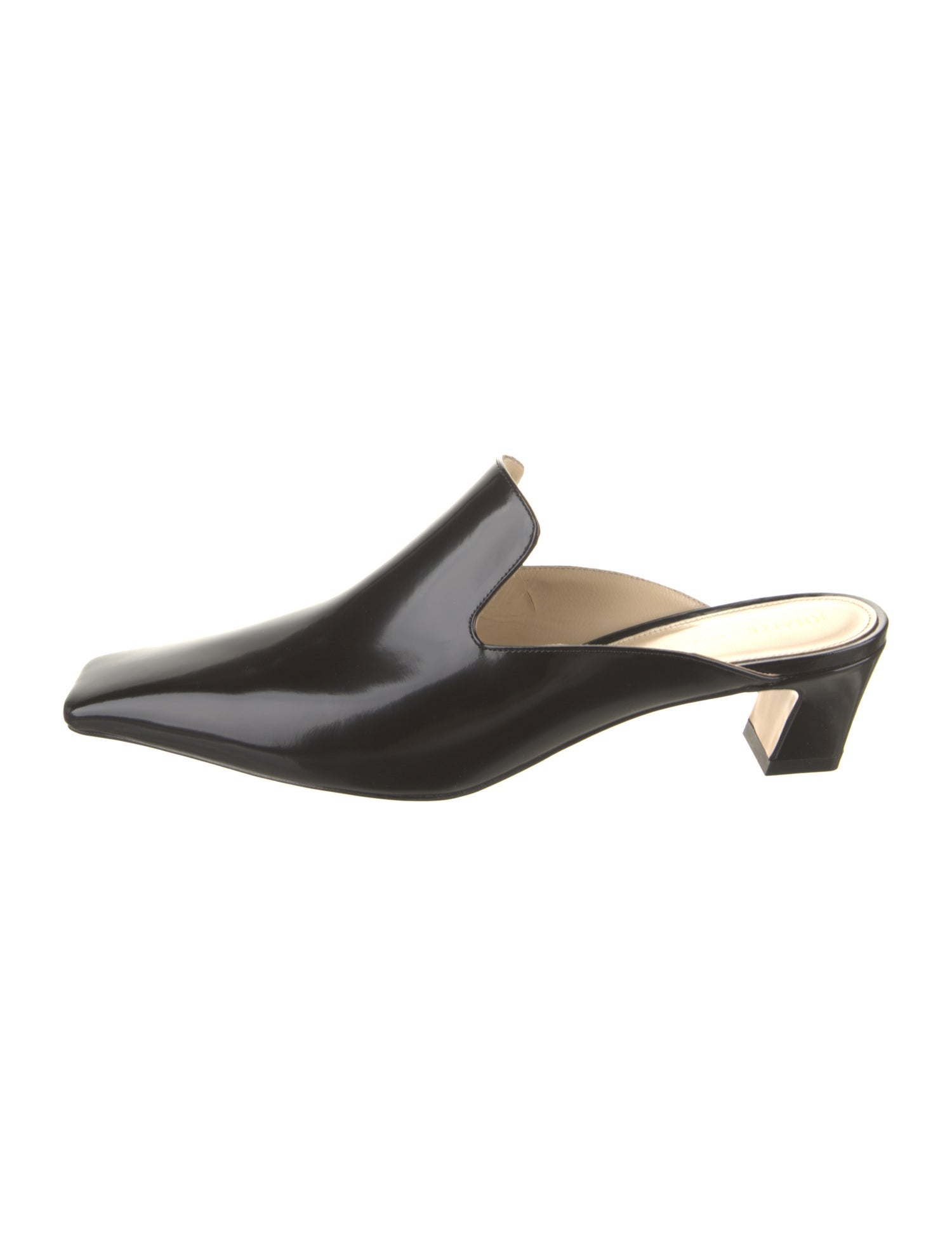 Khaite Patent Leather Mules