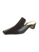 Khaite Patent Leather Mules