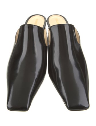 Khaite Patent Leather Mules