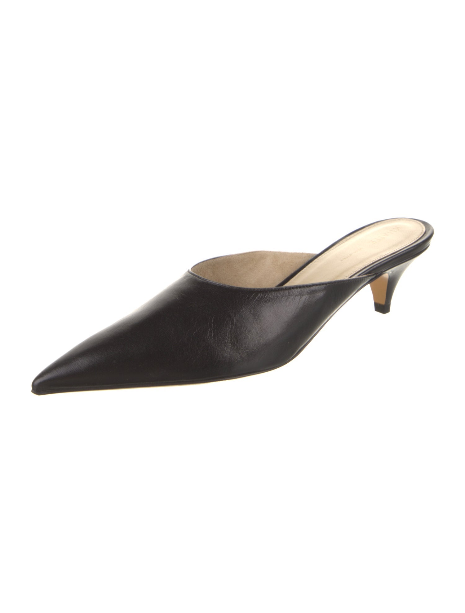 Khaite Leather Mules