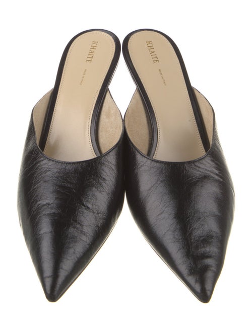 Khaite Leather Slides