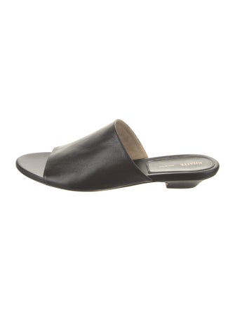 Khaite Leather Slides