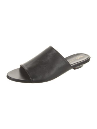 Khaite Leather Slides