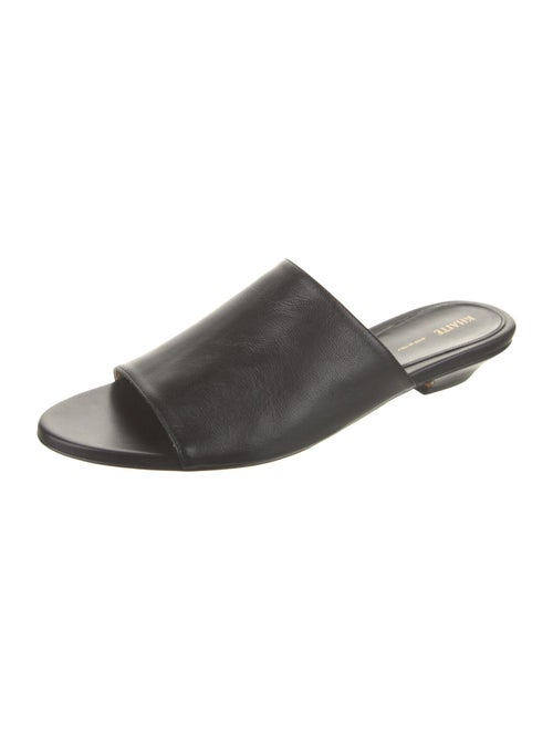 Khaite Leather Slides