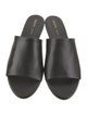 Khaite Leather Slides