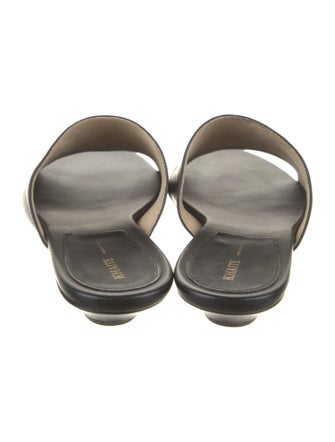 Khaite Leather Slides