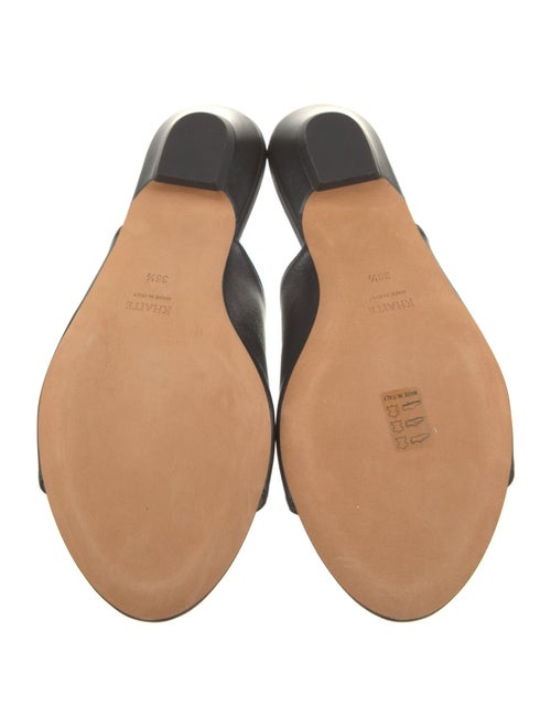Khaite Leather Slides