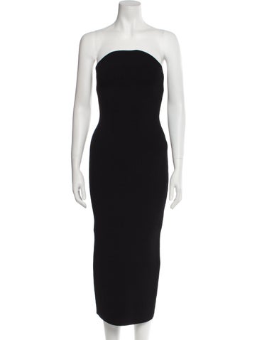 Khaite Dresses Strapless Midi Length Dress L