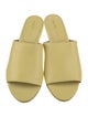 Khaite Leather Slides