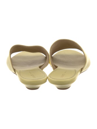 Khaite Leather Slides