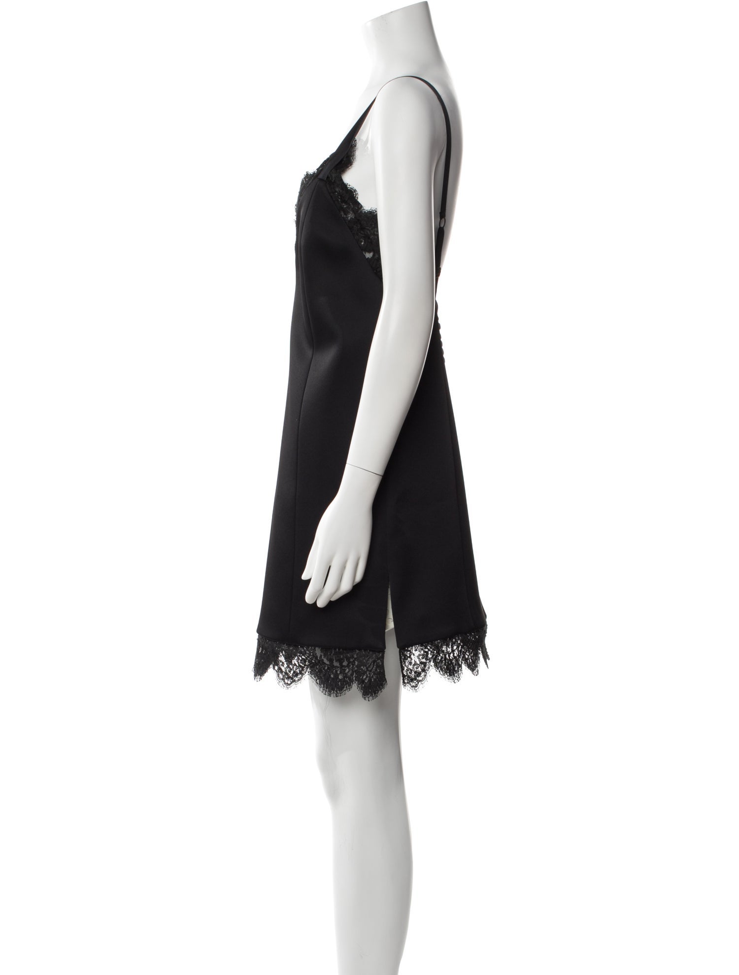 Khaite Square Neckline Mini Dress