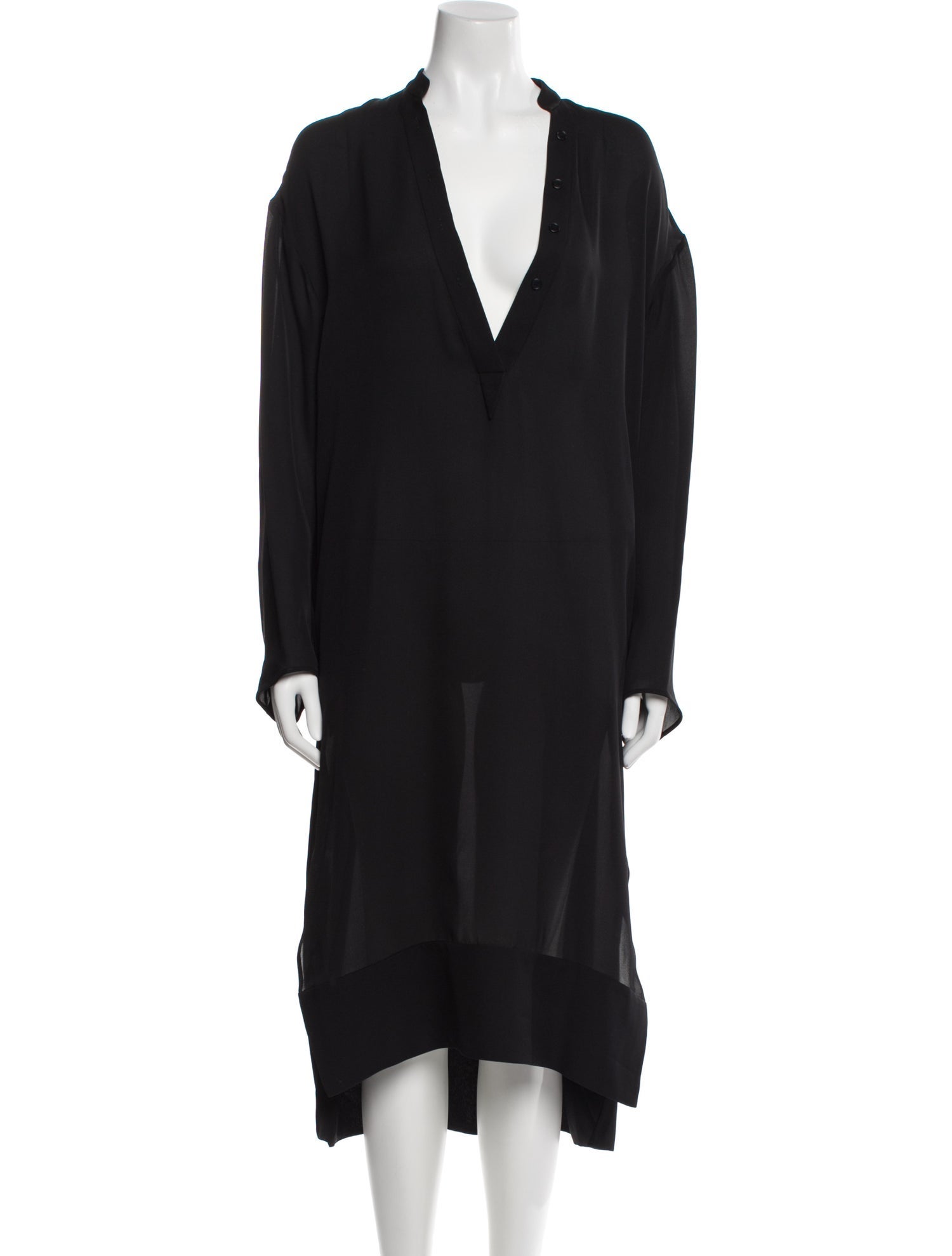 Khaite V-Neck Long Dress w/ Tags