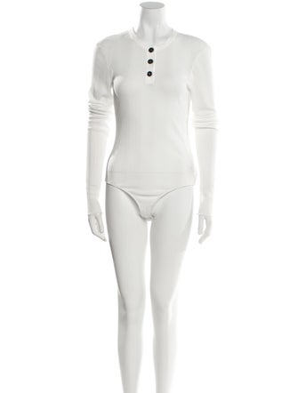 Khaite Animal Print Scoop Neck Tunic