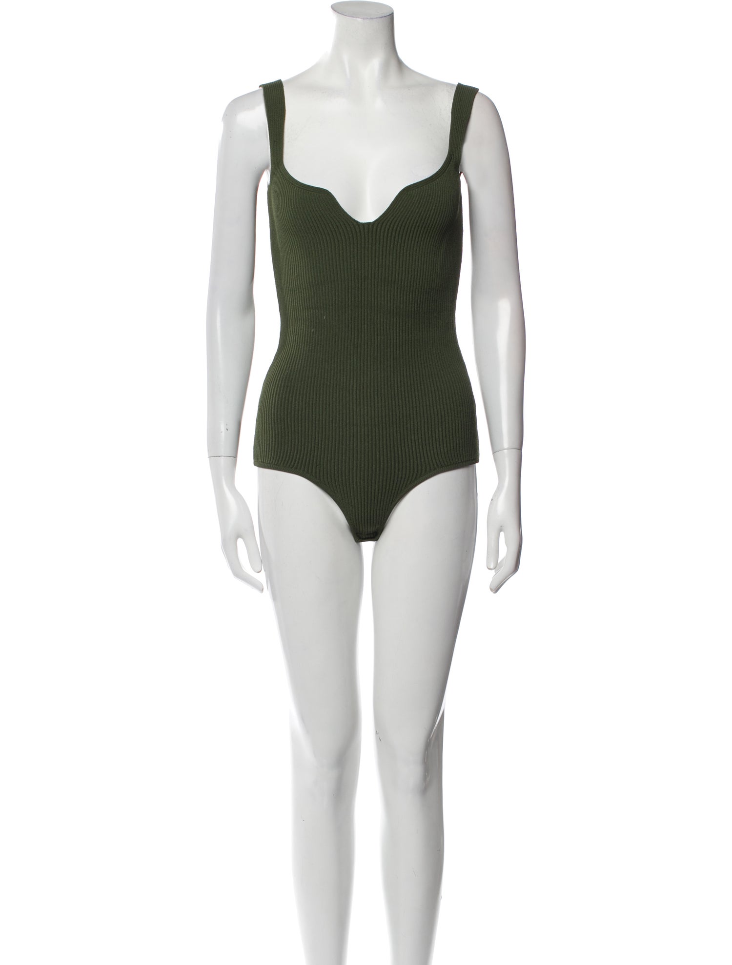 Khaite V-Neck Sleeveless Bodysuit