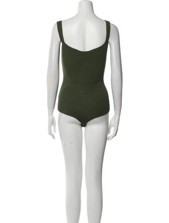 Khaite V-Neck Sleeveless Bodysuit