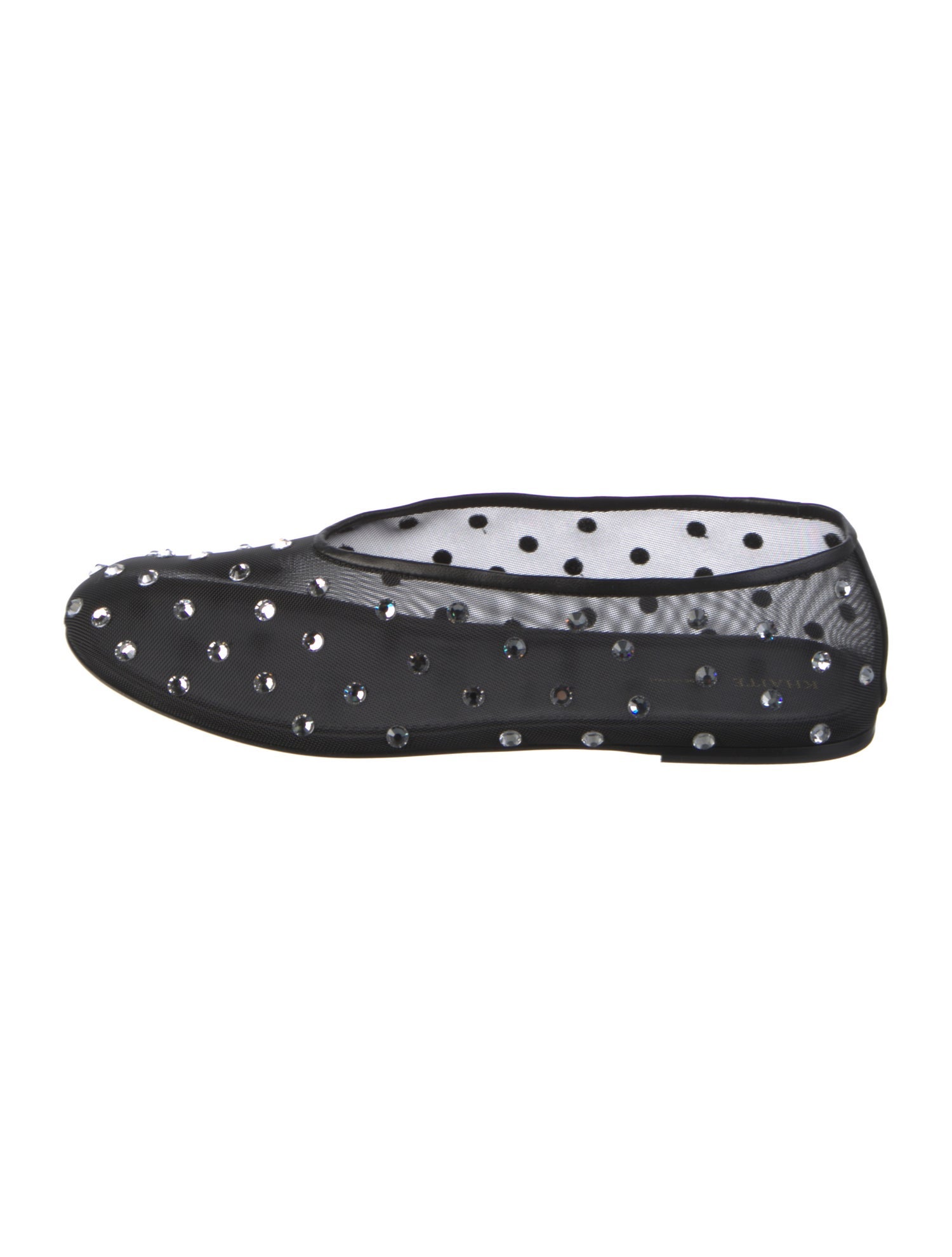 Khaite Mesh Printed Ballet Flats