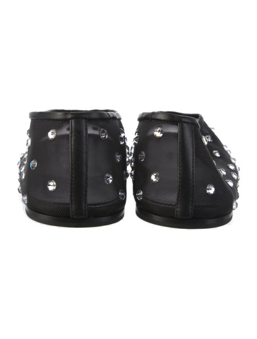 Khaite Mesh Printed Ballet Flats