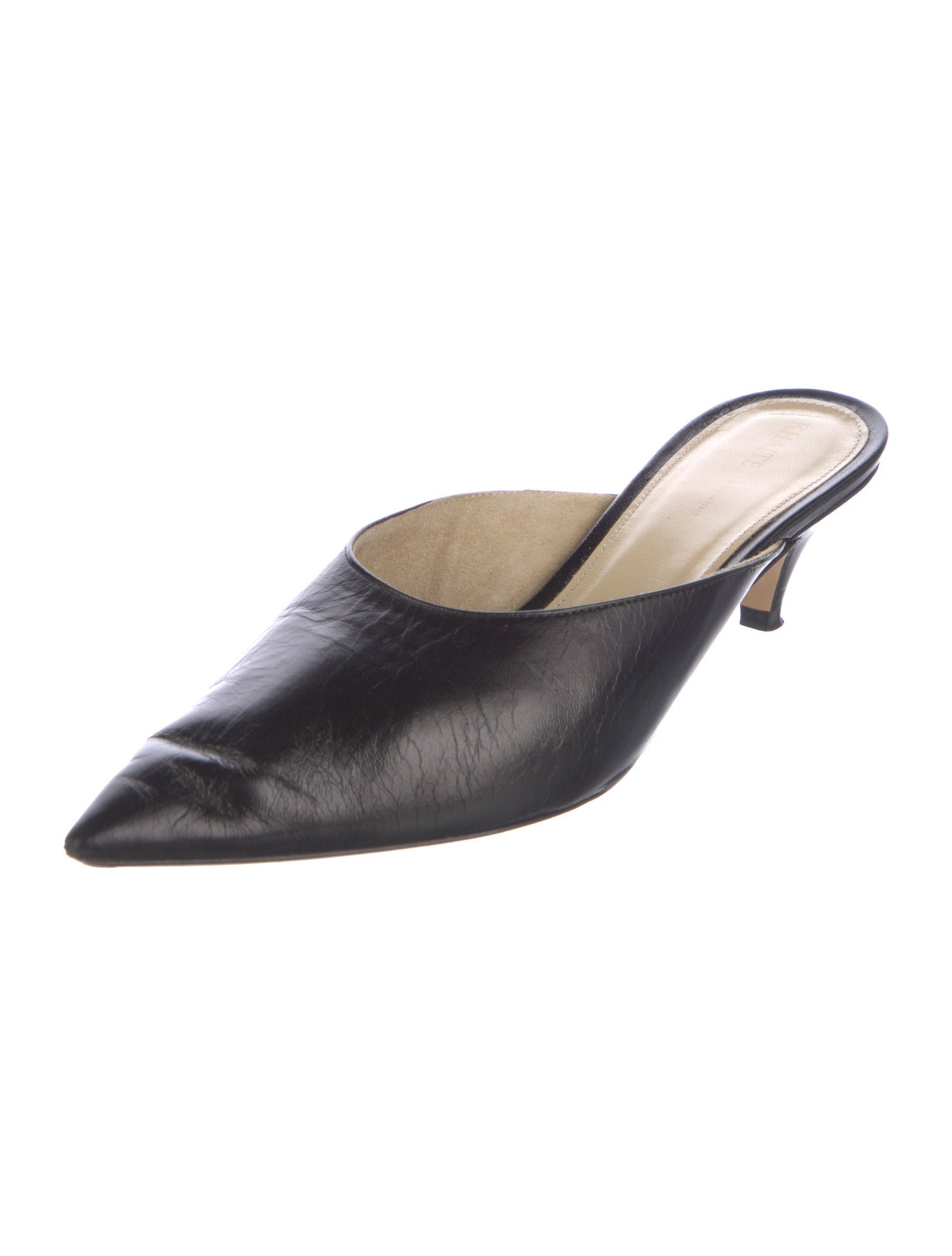 Khaite River Leather Mules