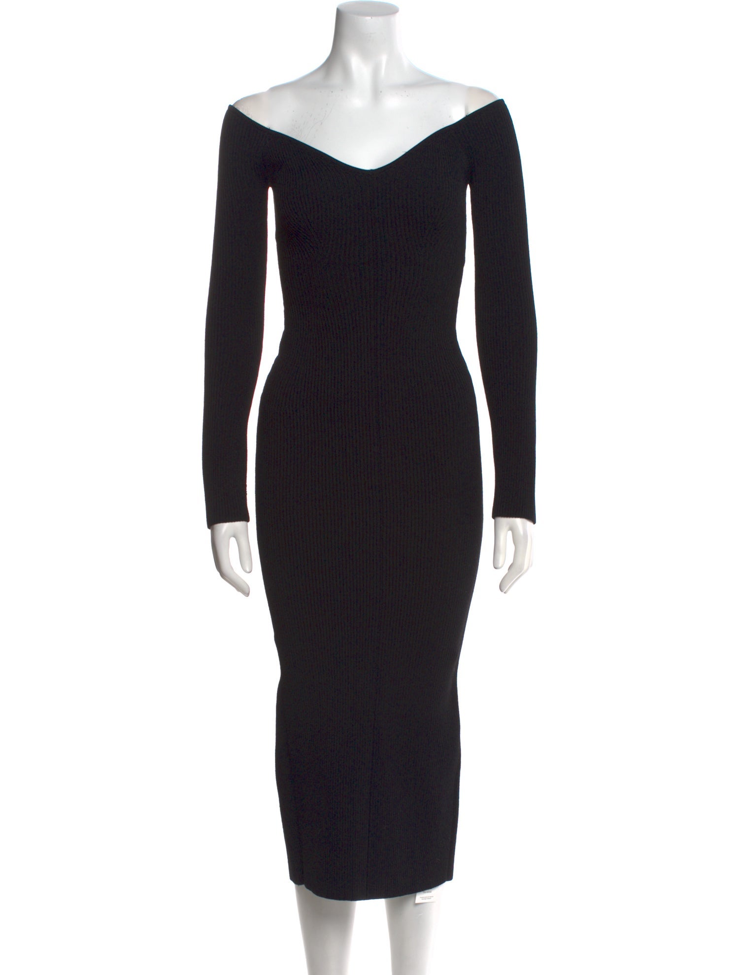 Khaite V-Neck Midi Length Dress