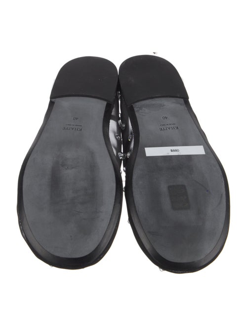 Khaite Mesh Crystal Embellishments Ballet Flats