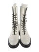 Khaite Leather Combat Boots