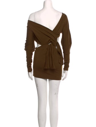 Khaite Asymmetrical Mini Dress w/ Tags