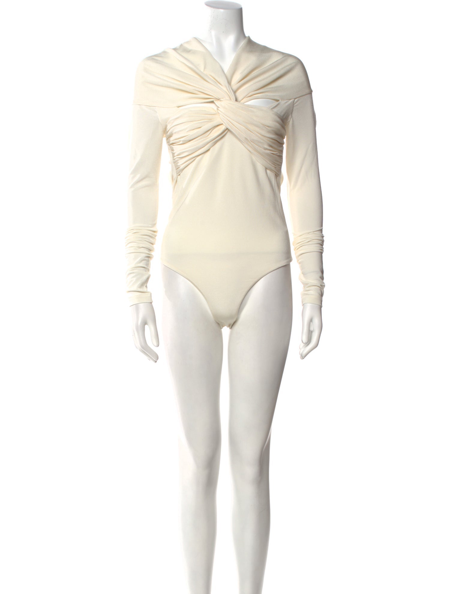 Khaite Cowl Neck Long Sleeve Bodysuit