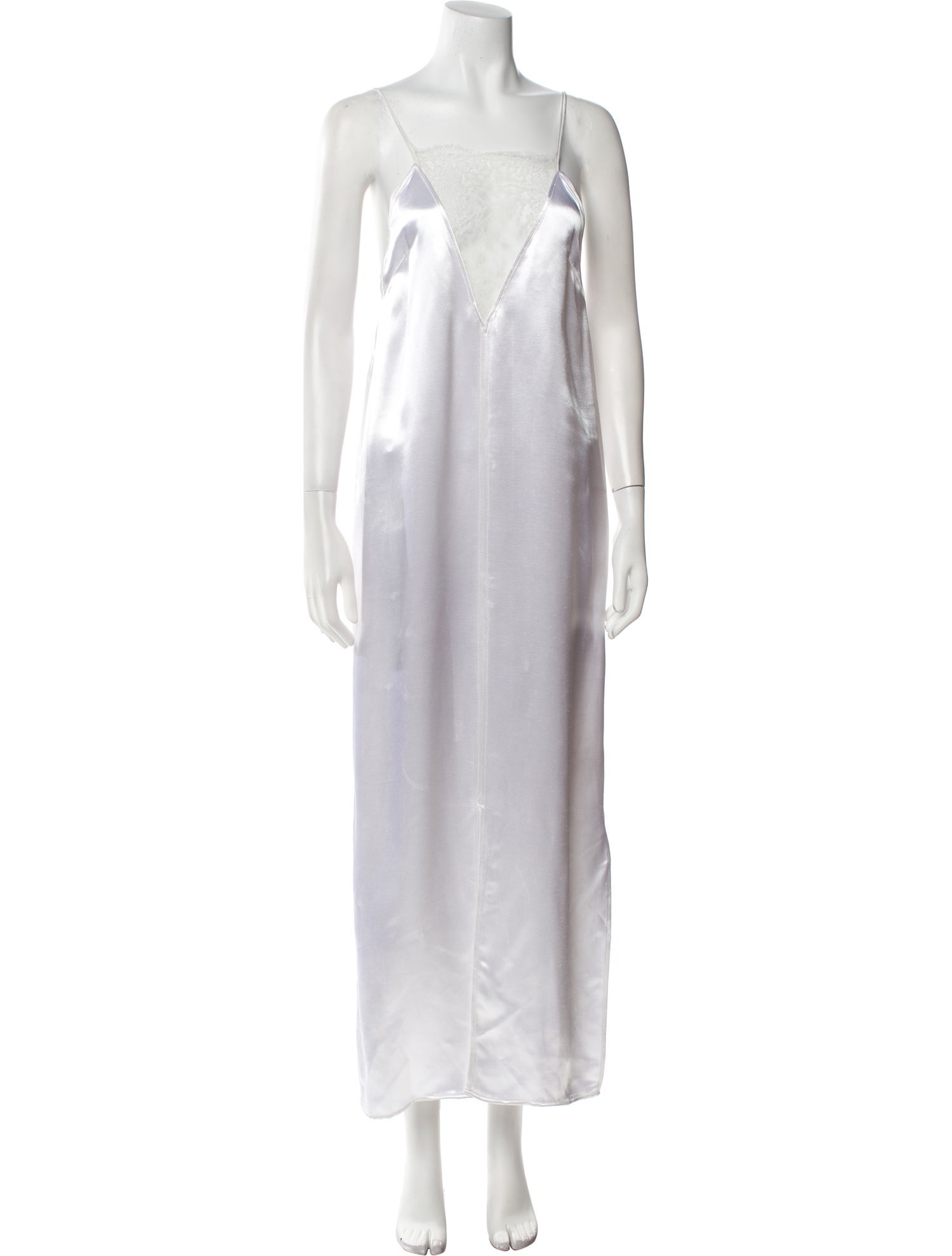 Khaite Square Neckline Long Dress