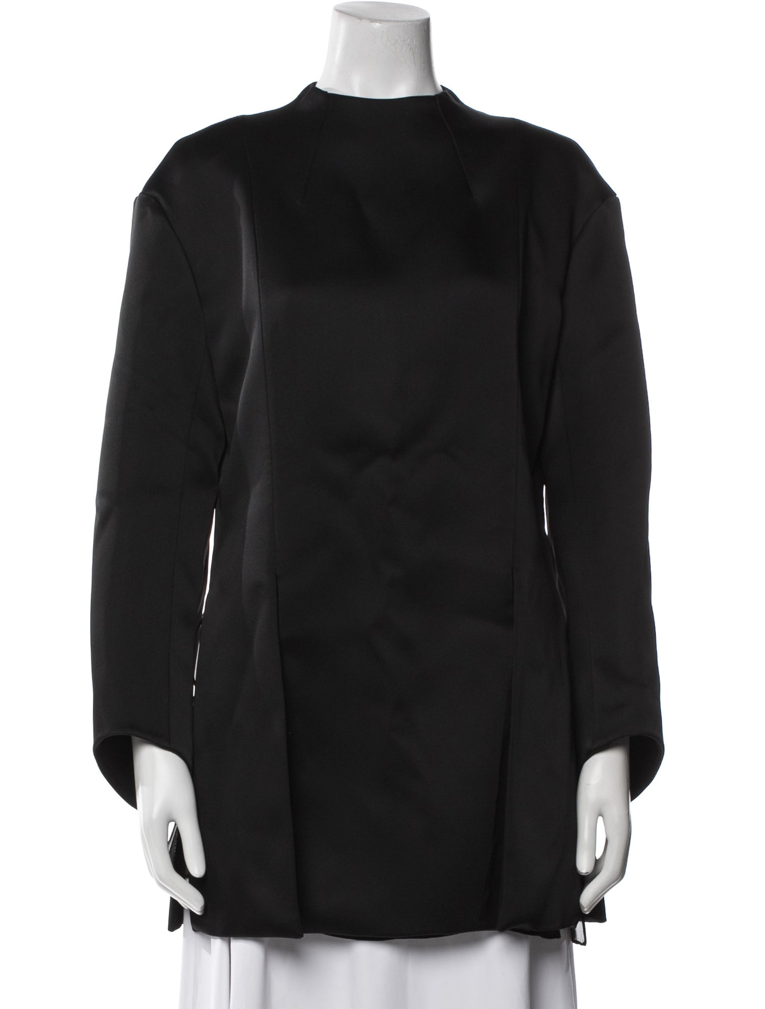 Khaite Silk Mock Neck Tunic