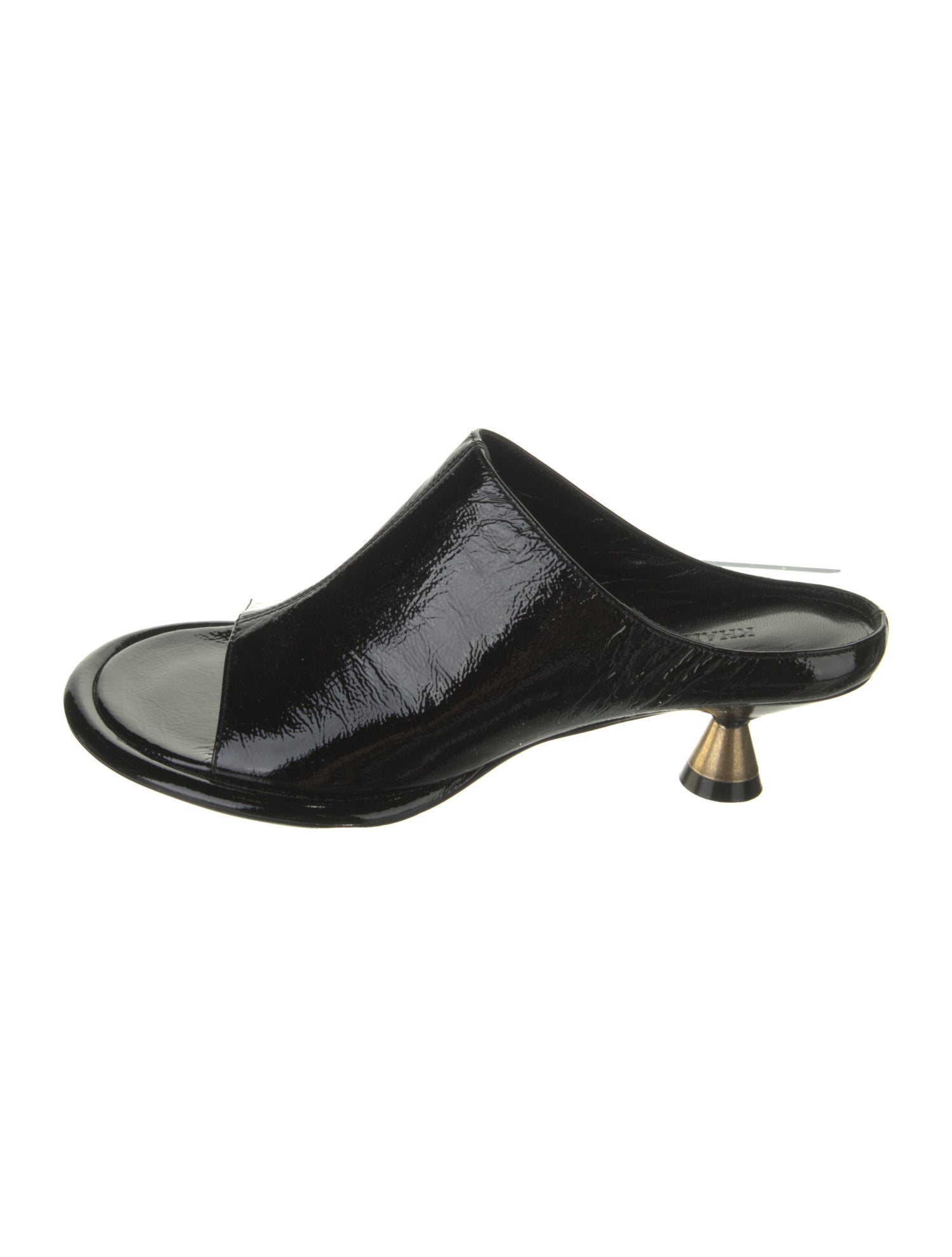 Khaite Patent Leather Slides