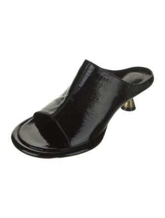 Khaite Patent Leather Slides