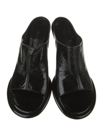 Khaite Patent Leather Slides