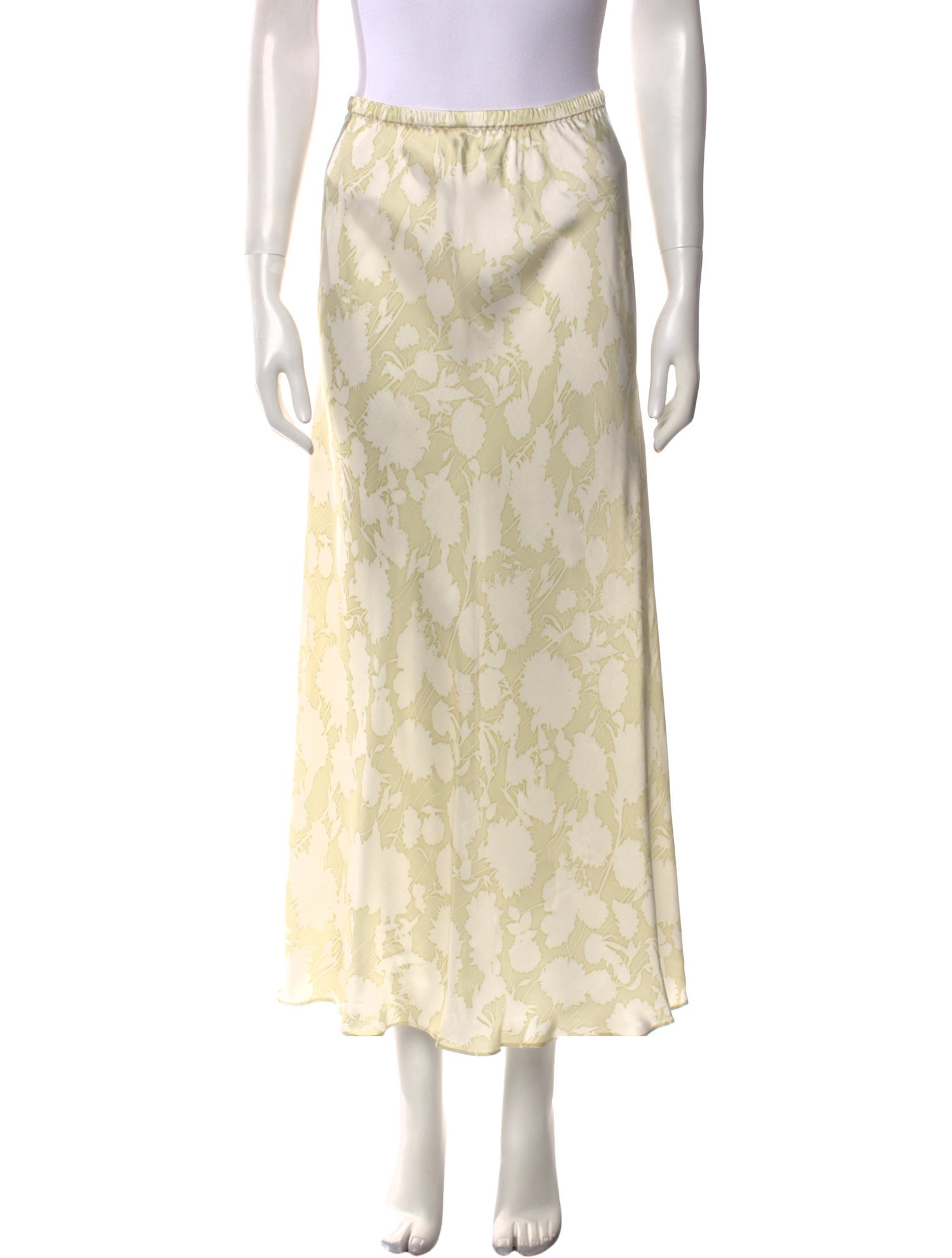 Khaite Floral Print Midi Length Skirt w/ Tags