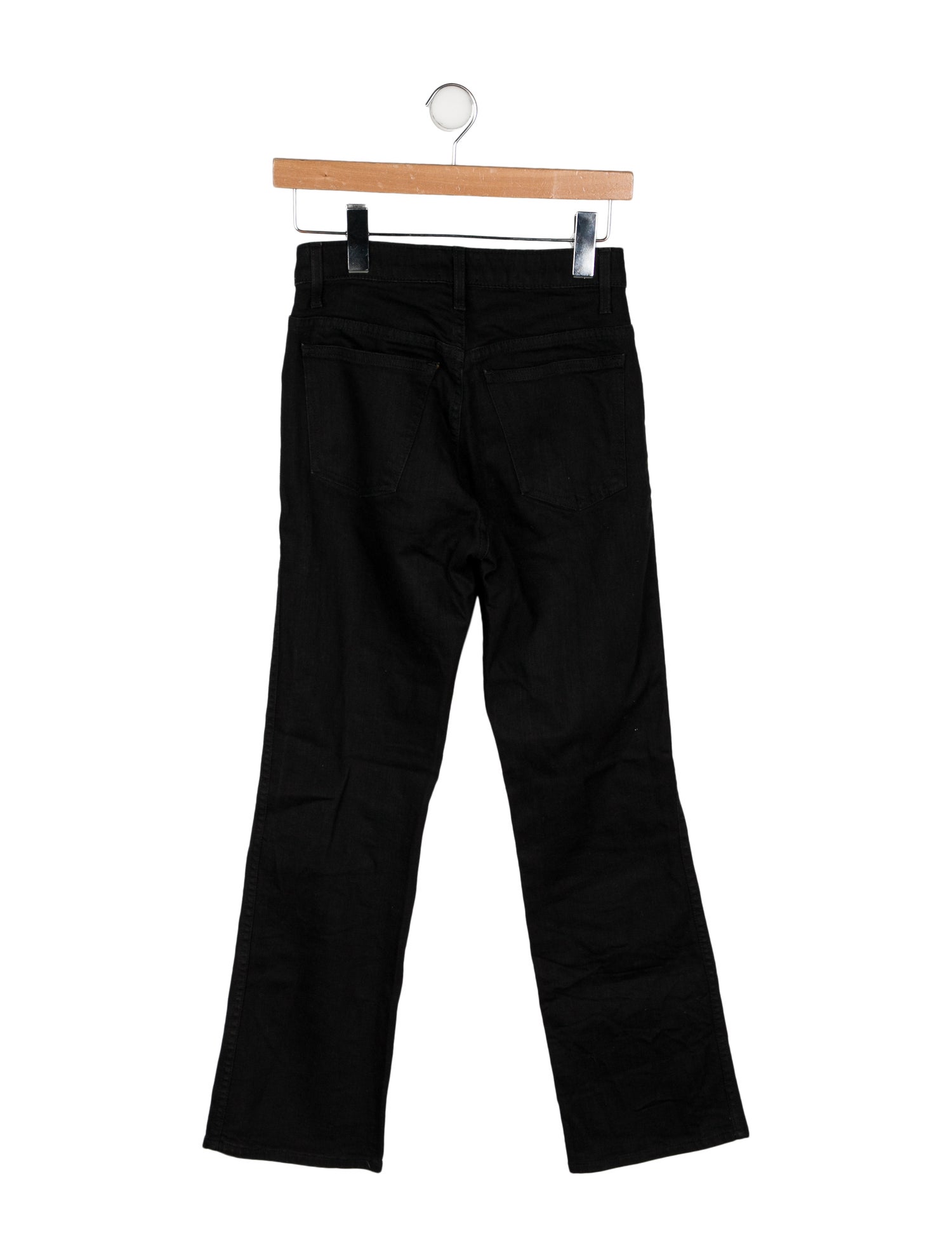 Khaite Mid-Rise Straight Leg Jeans