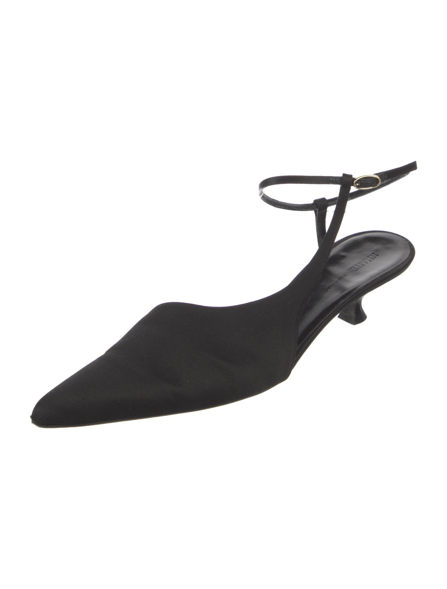 Khaite Satin Slingback Pumps