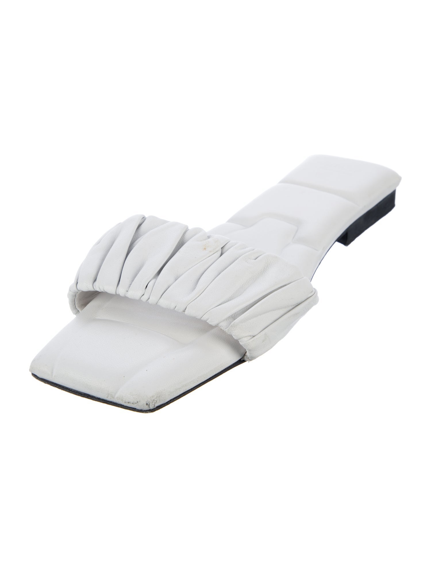 Khaite Leather Slides