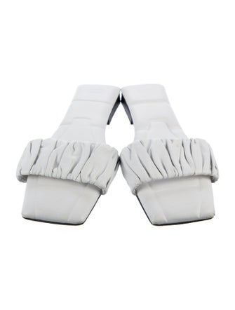 Khaite Leather Slides