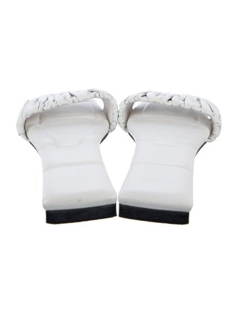 Khaite Leather Slides